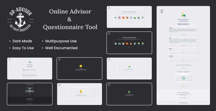 UR-Advisor - Online Advisor and Questionnaire Tool